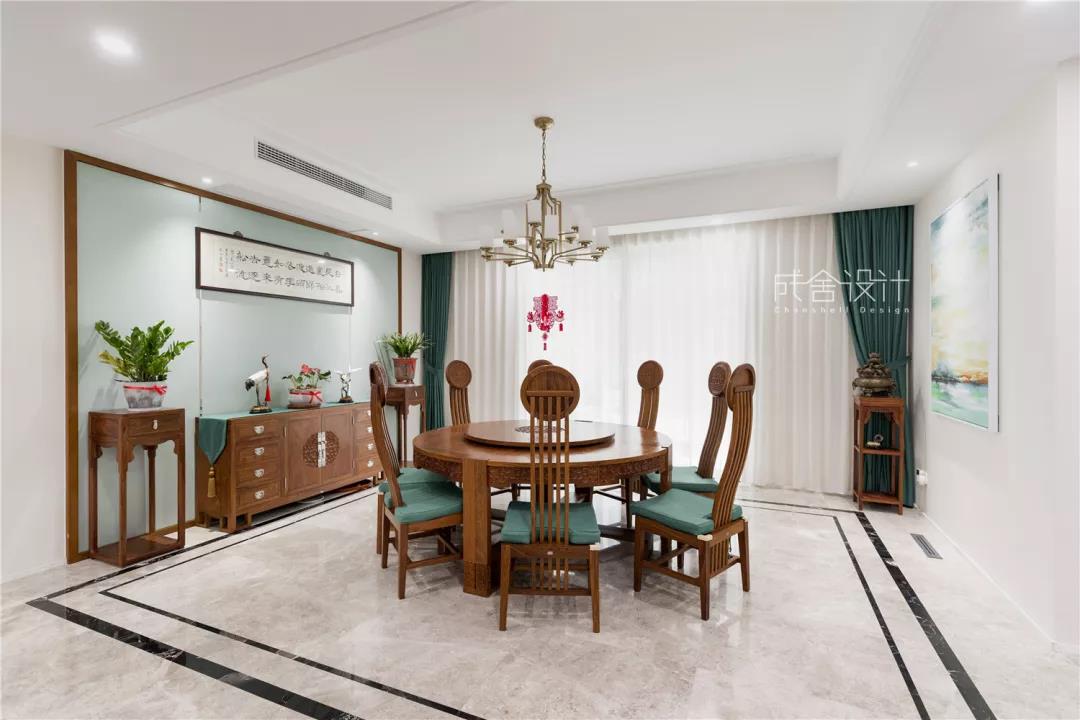 餐廳-常州別墅中式裝修 餐廳-常州別墅中式裝修