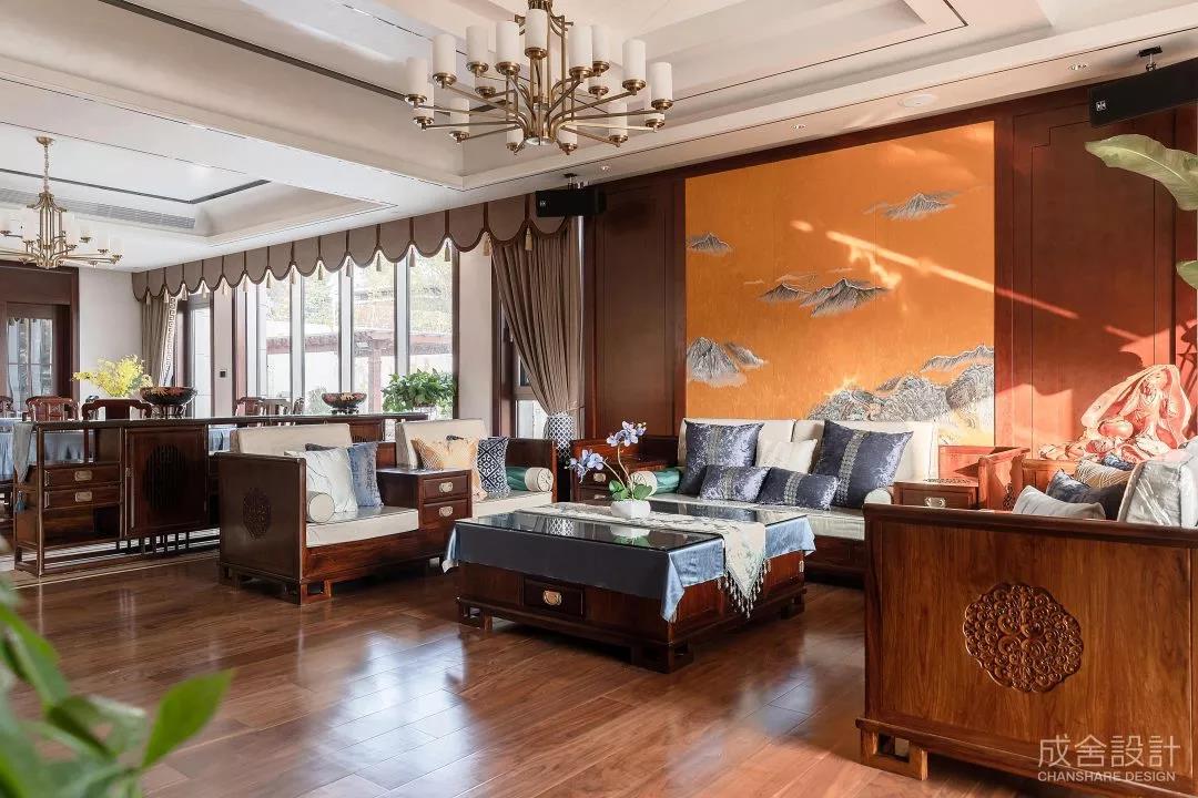 客廳-常州別墅中式裝修 客廳-常州別墅中式裝修