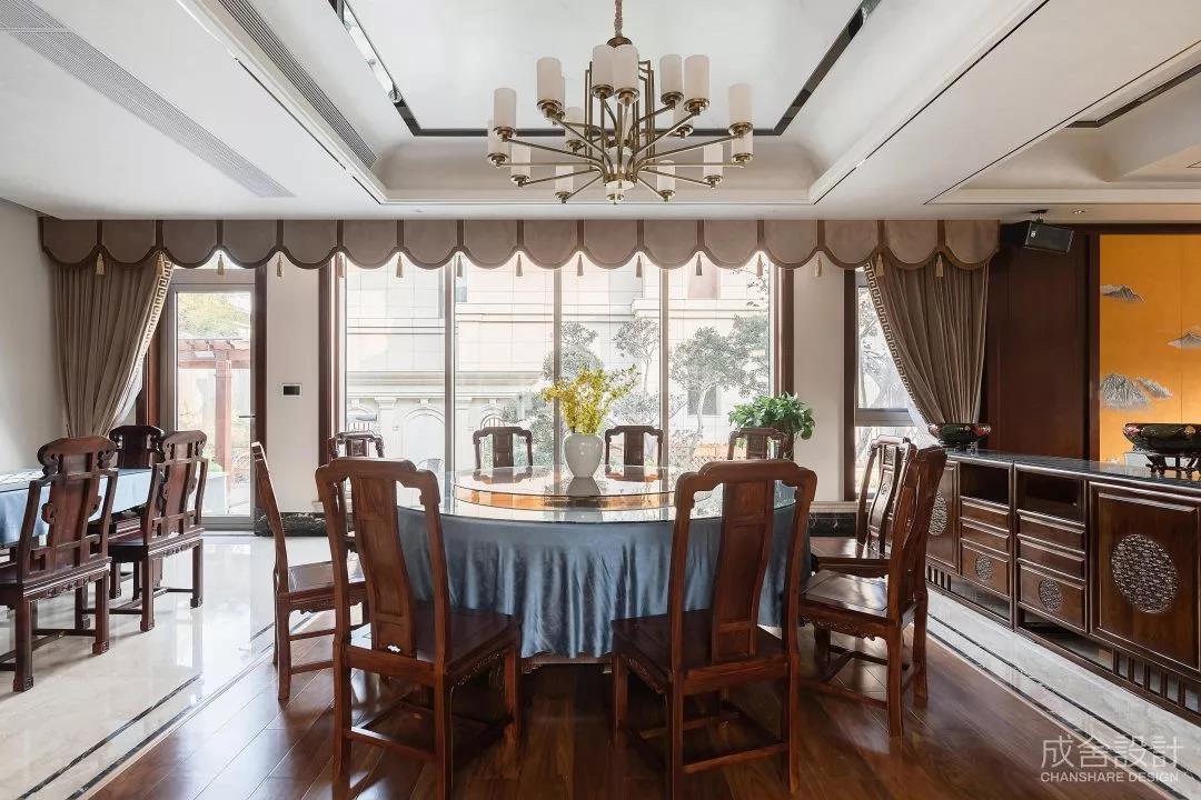 餐廳-常州別墅中式裝修 餐廳-常州別墅中式裝修